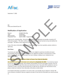 Sample Notice of Application form